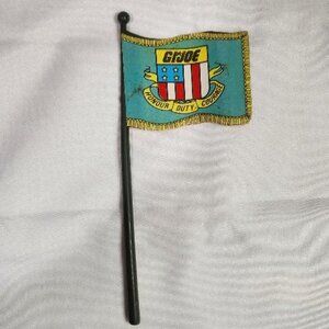 Vintage G.I. Joe Headquarters playset flag accessory